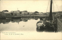 Shore scene, a bit of Rockport Postcard