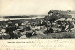 Jackson Island and Lover's Leap Postcard