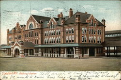 Railroad Station Postcard