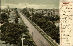 Georgetown, Birds Eye View Postcard