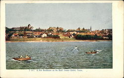 A Few Residences on the Bluff Corpus Christi, TX Postcard Postcard