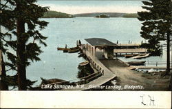 Steamer Landing, Blodgetts Lake Sunapee, NH Postcard Postcard