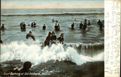 Surf Bathing Postcard