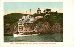 Yerba Buena Light Station (Goat Island) Postcard