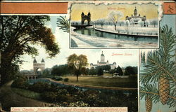 State Capitol Memorial Arch and Corning Fountain Hartford, CT Postcard Postcard