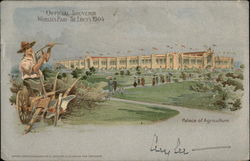 Palace of Agriculture, Official Souvenir 1904 St. Louis Worlds Fair Postcard Postcard