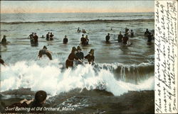 Surf Bathing Postcard