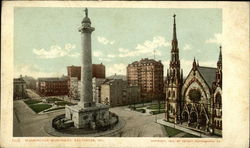 Washington Monument Baltimore, MD Postcard Postcard