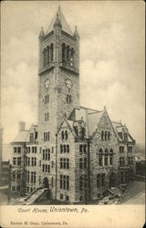 Court House Uniontown, PA Postcard Postcard