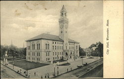 City Hall Worcester, MA Postcard Postcard