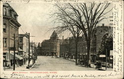 Main Street Southbridge, MA Postcard Postcard