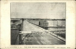 The New Bridge From New Bedford Massachusetts Postcard Postcard