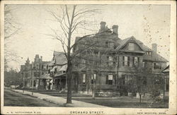 Orchard Street New Bedford, MA Postcard Postcard