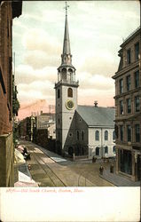 Old South Church Boston, MA Postcard Postcard