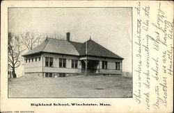 Highland School Postcard