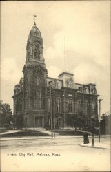 City Hall Melrose, MA Postcard Postcard