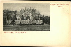 The Searles Mansion Great Barrington, MA Postcard Postcard