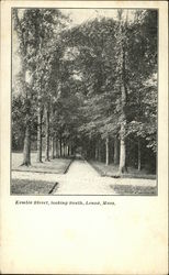 Kemble Street, Looking South Lenox, MA Postcard Postcard