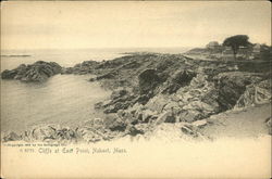 Cliffs at East Point Nahant, MA Postcard Postcard