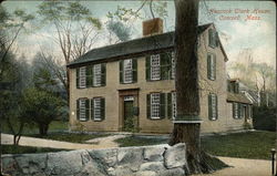 Hancock Clark House Concord, MA Postcard Postcard