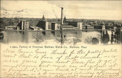 Factory of American Watch Co Waltham, MA Postcard Postcard