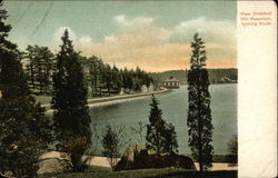 View Chestnut Hill Reservoir Looking South Boston, MA Postcard Postcard