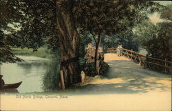 Old North Bridge Concord, MA Postcard Postcard