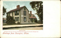 Greetings from Lexington, Mass., Clark House Postcard