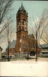 Beth Eden Baptist Church Waltham, MA Postcard Postcard