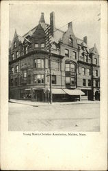 Young Men's Christian Association Malden, MA Postcard Postcard