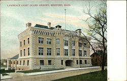 Lawrence Light Guard Armory Medford, MA Postcard Postcard