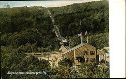 Railroad up Mt. Tom Postcard