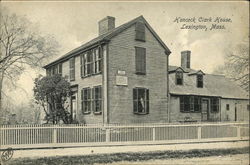 Hancock Clark House Postcard