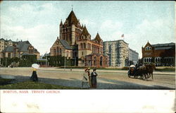 Trinity Church Boston, MA Postcard Postcard