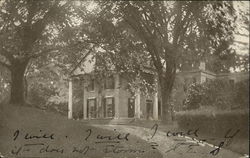 Oak Knoll, Poet Whittier's Home Postcard