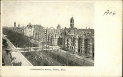 Commonwealth Avenue Postcard