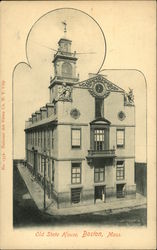 The Old State House In Boston Postcard