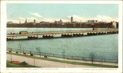 View Of Boston From Across The Charles River Postcard