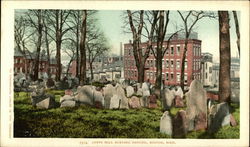 Copps Hill Burying Ground Postcard