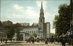 Park Street Church and Subway, Tremont St Boston, MA Postcard Postcard