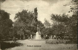 Public Garden Postcard