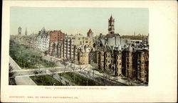 Commonwealth Avenue Boston, MA Postcard Postcard