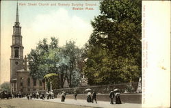 Park Street Church and Granary Burying Ground Postcard