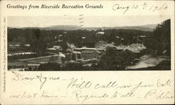 Greetings from Riverside Recreation Grounds Postcard