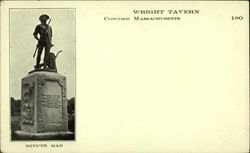 Wright Tavern, Minute Man Postcard