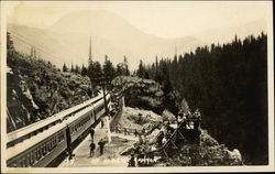 Mount Albert Canyon British Columbia Canada Postcard Postcard