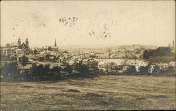 View of Holyoke Massachusetts Postcard Postcard