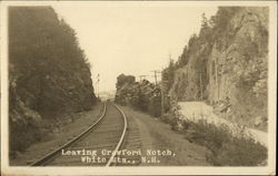 Leaving Crawford Notch Postcard