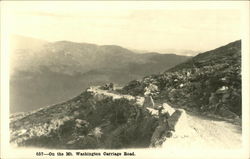 On the Mt. Washington Carriage Road Mount Washington, NH Postcard Postcard