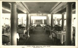 Dining Room, Mountain View House Whitefield, NH Postcard Postcard